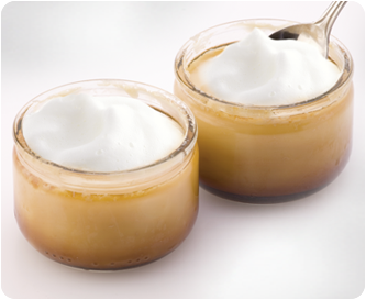 Cappuccino Pudding mit Zimt Milchschaum