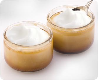 Cappuccino Pudding mit Zimt Milchschaum Cappuccino Pudding mit Zimt Milchschaum
